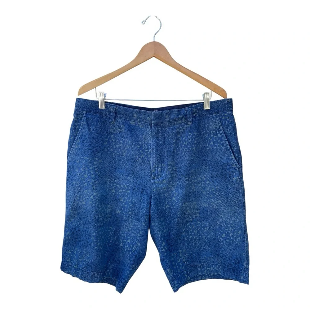 J.Crew Rivington 100% Cotton Navy Floral Casual Shorts (Size 36W)